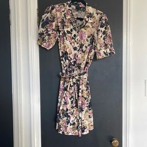 Who What Wear Floral Mini Dress